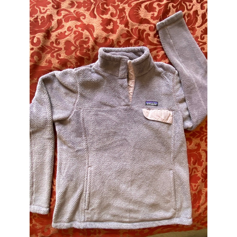Patagonia Polartec Fleece Pullover Light Purple s54
